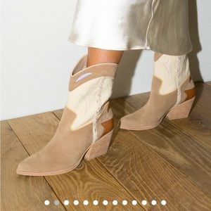 Dolce Vita Loral Boots in Multi Taupe Suede